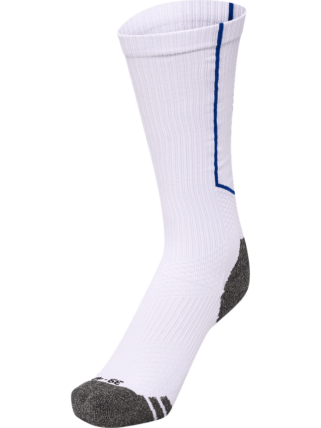 Športové ponožky hmlPRO TRAINING SOCKS HIGH white true blue - 226912-9368-27