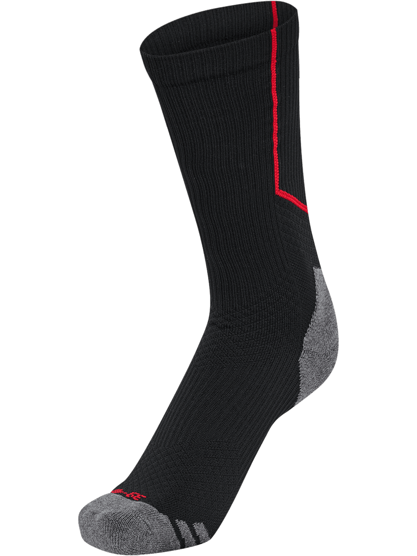 Športové ponožky hmlPRO TRAINING SOCKS LOW black true red - 226913-2030-27