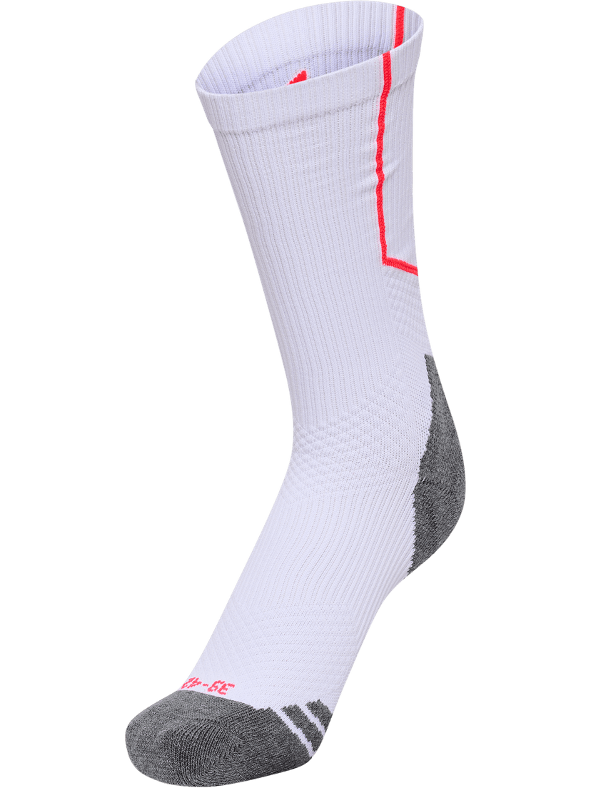 Športové ponožky hmlPRO TRAINING SOCKS LOW white diva pink - 226913-9232-27