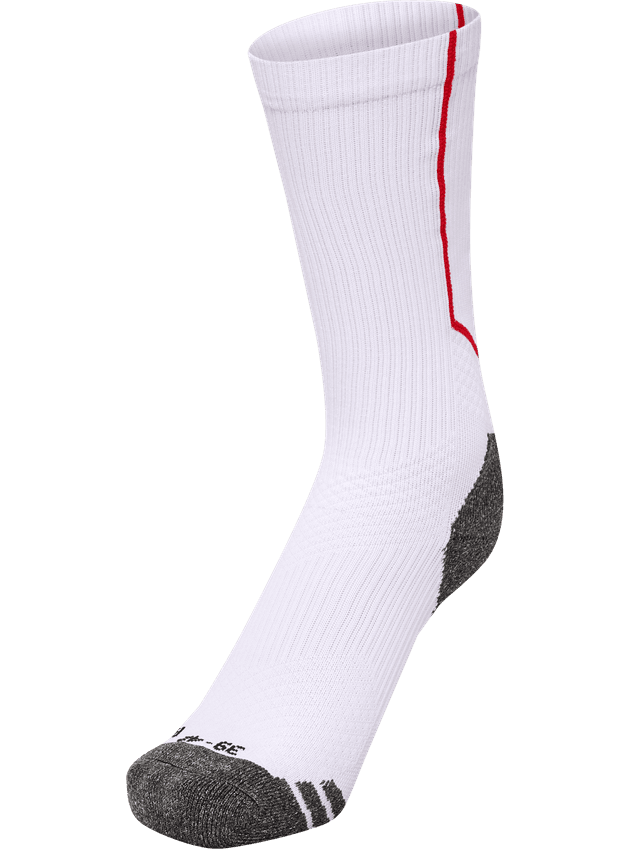 Športové ponožky hmlPRO TRAINING SOCKS LOW white true red - 226913-9402-27