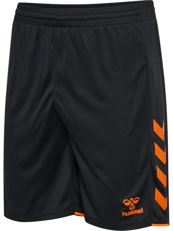 HUMMEL Trenky hmlCORE 2.0 SHORTS BLACK/ORANGE TIGER - 230830-2461-116