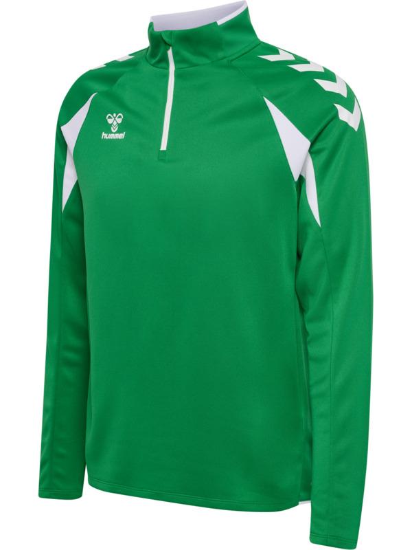 HUMMEL mikina hmlcore 2.0 half zip JELLY BEAN/WHITE - 230833-6129-128