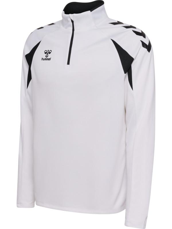 HUMMEL mikina hmlcore 2.0 half zip WHITE/BLACK - 230833-9124-128