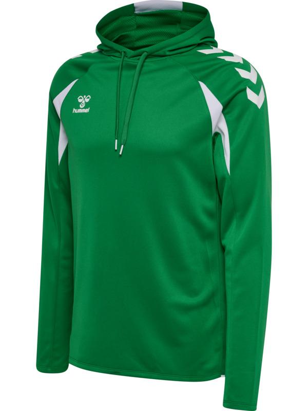 HUMMEL mikina hmlCORE 2.0 HOODIE JELLY BEAN/WHITE - 230857-6129-116