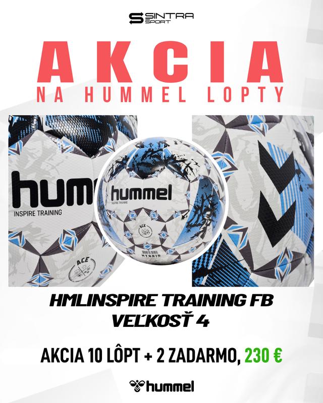 Futbalová lopta HUMMEL HMLINSPIRE TRAINING FB veľ. 5 10 ks + 2 ks ZADARMO - 234028-7863-10