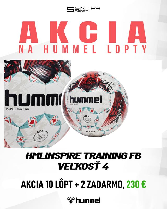 Futbalová lopta HUMMEL HMLINSPIRE TRAINING FB veľ. 4 10 ks + 2 ks ZADARMO - 234028-3903-10