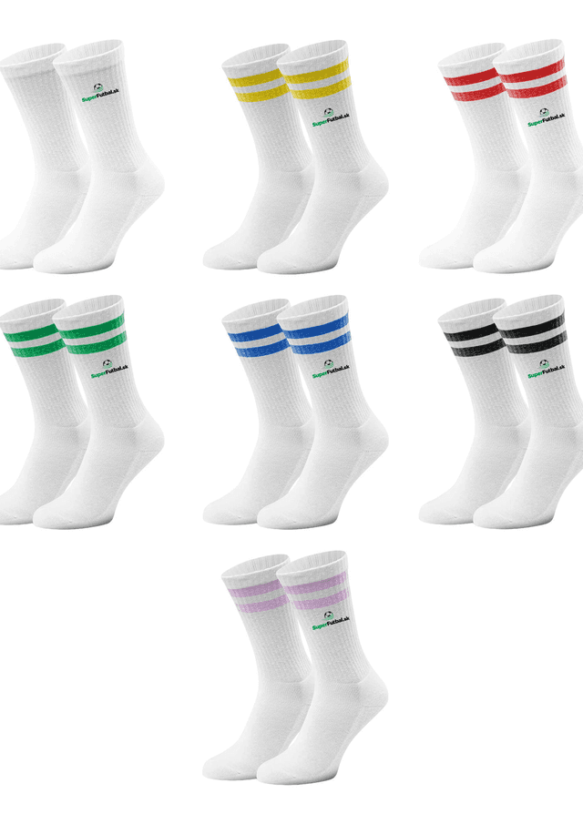 Športové ponožky s potlačou loga a čísla - sockspot1