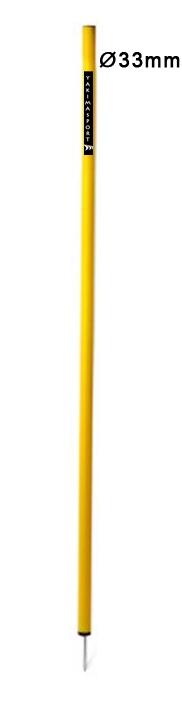 Slalomová a tréningová tyč ELITE 170 cm, 33mm - 100649