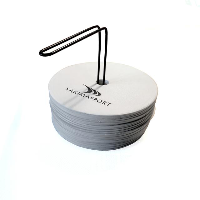 Značkovacie méty ploché biele- sada 20 ks - 100555