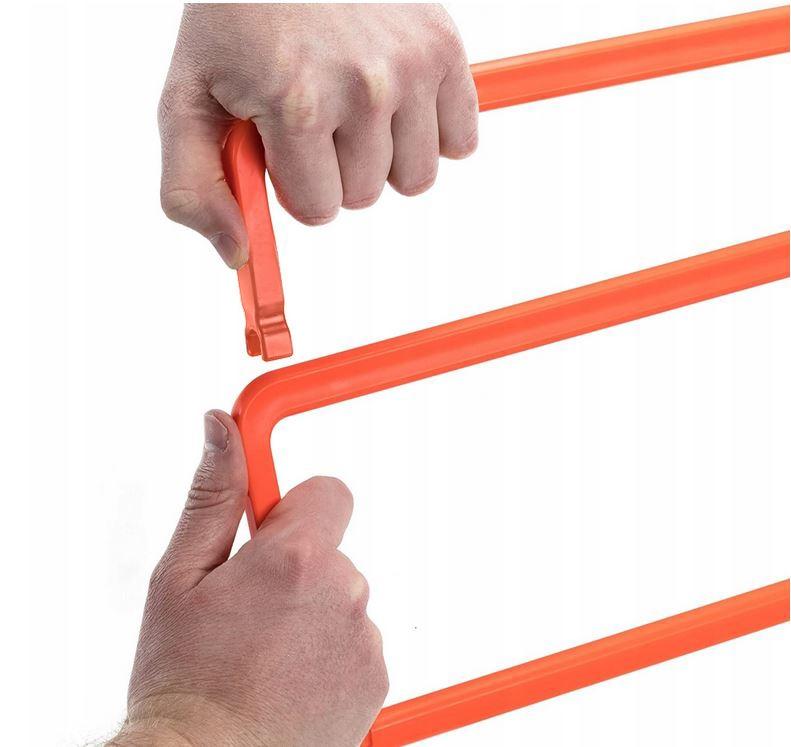 Tréningová prekážková zostava nastaviteľná – 6 ks - 100689