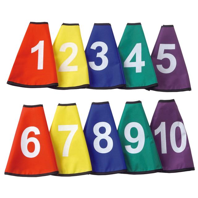Označovacie návleky na kužele s číslami 1-10 - 3700322900046