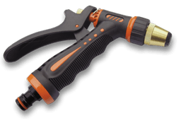 Pištoľ zavlažovacia - ZEBRA - mosadzná, kovové telo s ergonomickou rukoväťou - BDS ECO-7205
