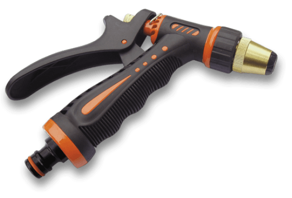 Pištoľ zavlažovacia - ZEBRA - mosadzná, kovové telo s ergonomickou rukoväťou - BDS ECO-7205