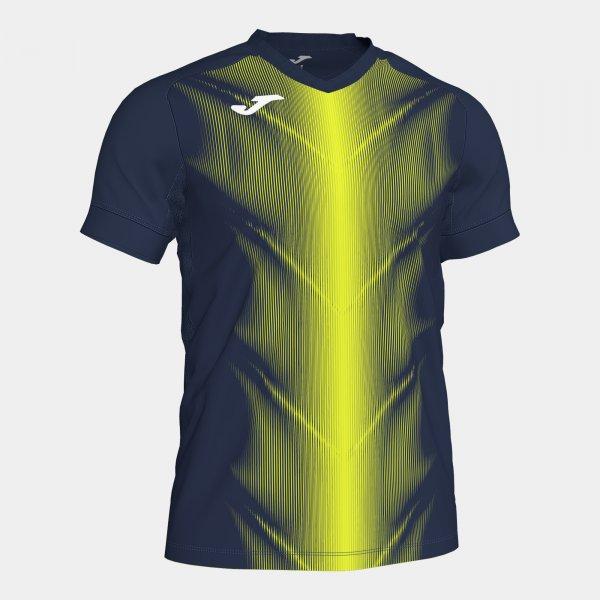 OLIMPIA T-SHIRT NAVY-FLUORESCENT YELLOW S/S | 101370.341 - 101370.341L_455829