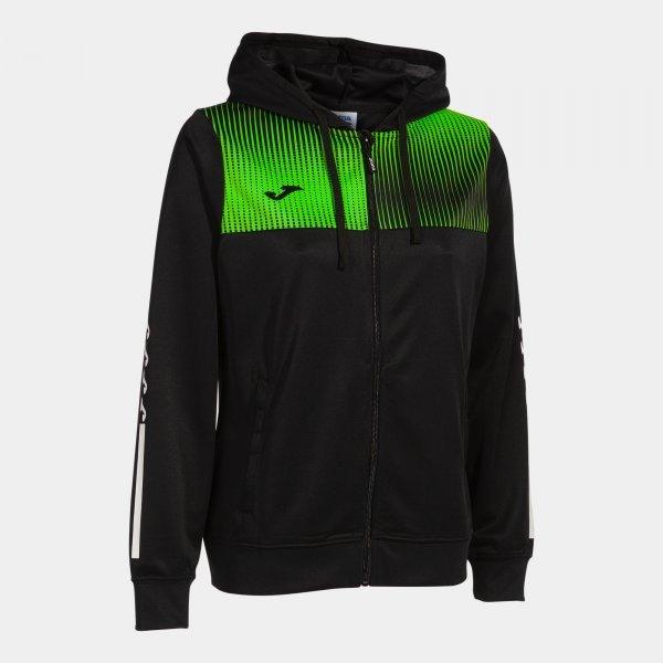 ECO SUPERNOVA ZIP-UP HOODIE BLACK FLUOR GREEN - 901939.1172XS_412167