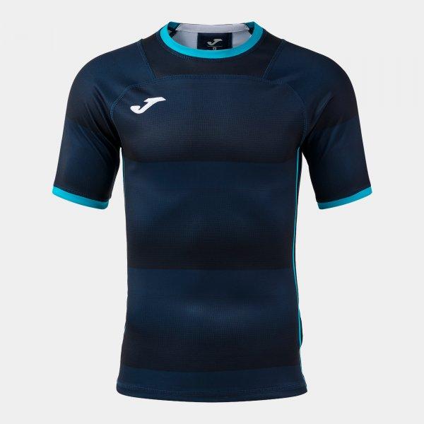 STONE RUGBY PRO SHORT SLEEVE T-SHIRT DARK NAVY FLUOR TURQUOI | 105370.342 - 105370.3422XL_476912